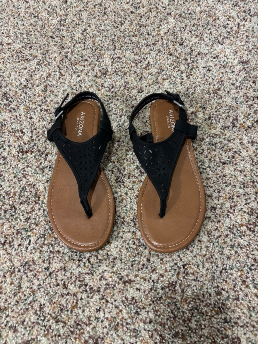 Arizona Jean Company Black Women's Sandals